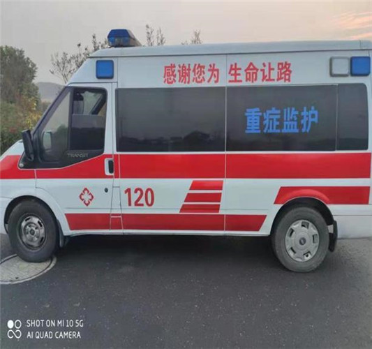 会同救护车出租服务案例3